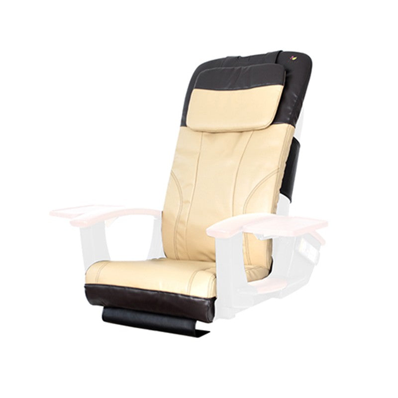 PAD SET 135, DUO CREAM/ESPRESSO (ANS Logo) w/ Splash Guard